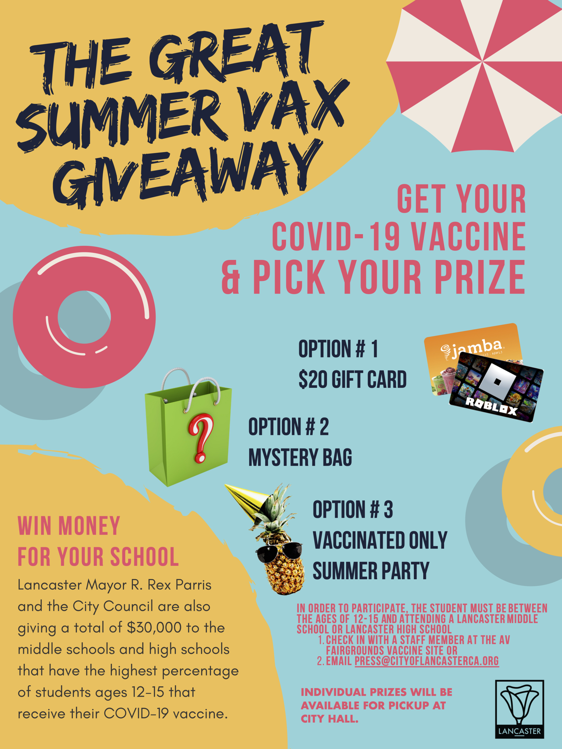 The Great Summer Vax Giveaway