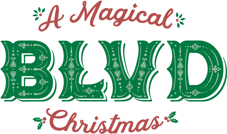 A Magical BLVD Christmas Logo