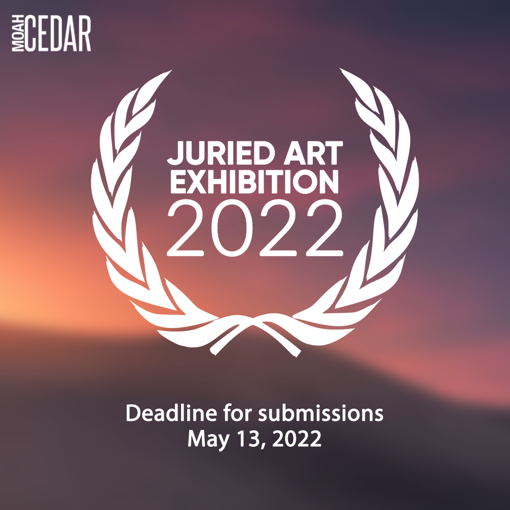 graphic displaying juried art show submission deadline