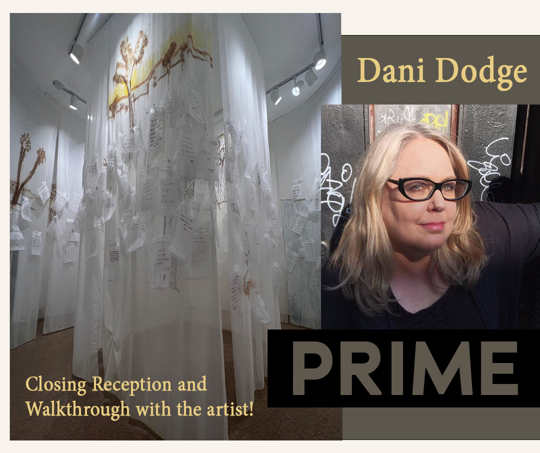 Dani Doge art and portrait ad for closing exhibition