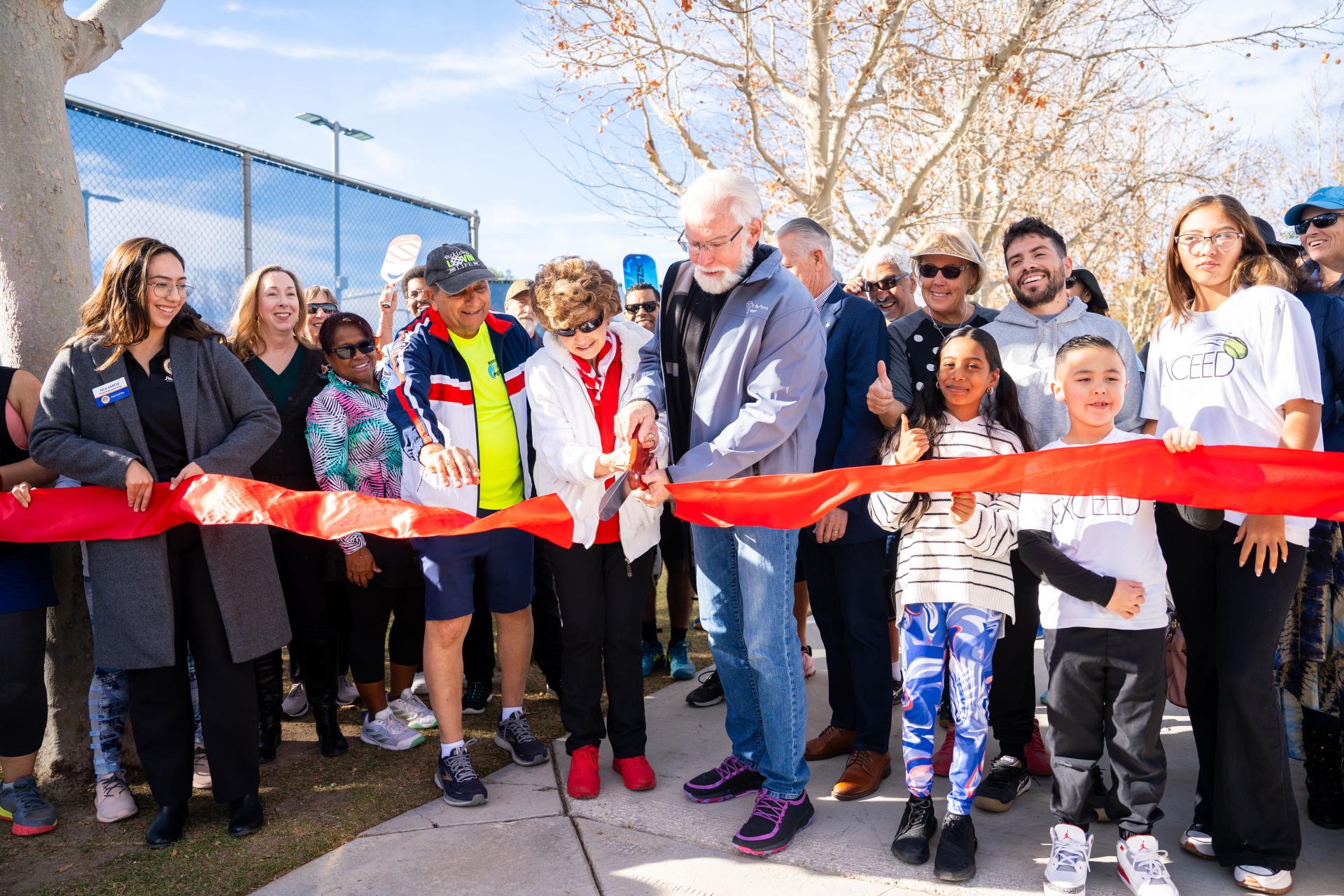 OMP Hardcourt Ribbon Cutting