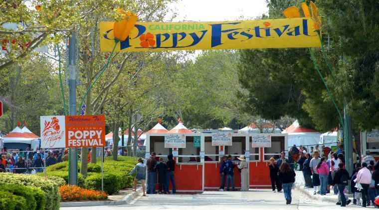 Entrance to the Poppy Festival