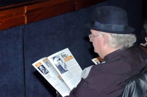 Man participating in Martin Luther King, Jr. Day activities.