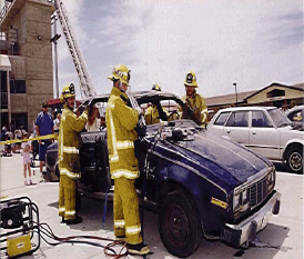 Firefighters at Fire Day